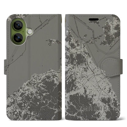 【今治2（愛媛県）】地図柄iPhoneケース（手帳タイプ）