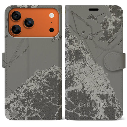 【今治2（愛媛県）】地図柄iPhoneケース（手帳タイプ）