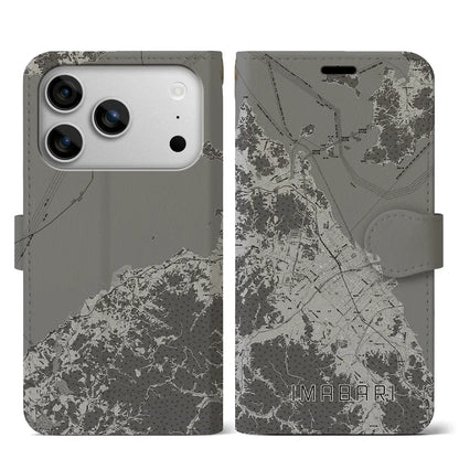 【今治2（愛媛県）】地図柄iPhoneケース（手帳タイプ）