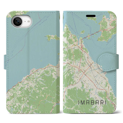 【今治2（愛媛県）】地図柄iPhoneケース（手帳タイプ）