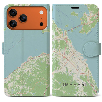 【今治2（愛媛県）】地図柄iPhoneケース（手帳タイプ）