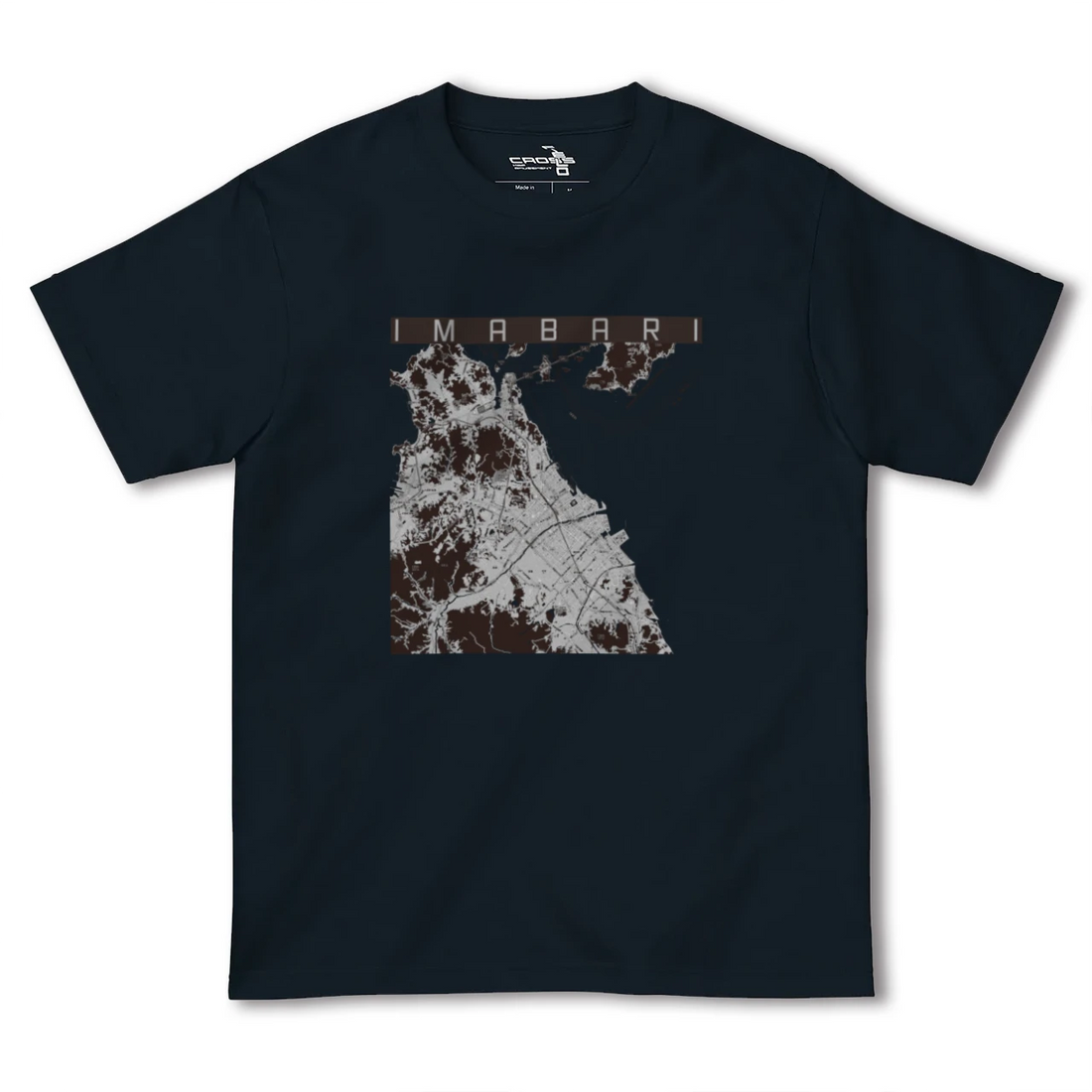 【今治2(愛媛県)】地図柄ヘビーウェイトTシャツ