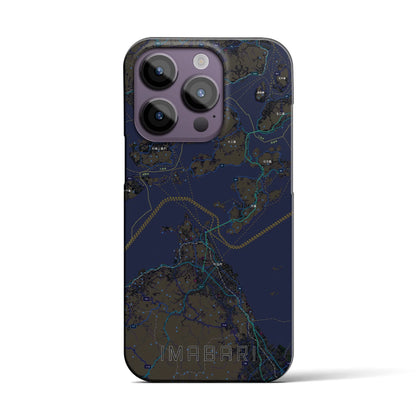 【今治3（愛媛県）】地図柄iPhoneケース（バックカバータイプ）