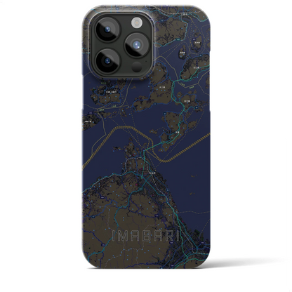 【今治3（愛媛県）】地図柄iPhoneケース（バックカバータイプ）