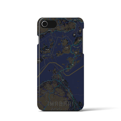 【今治3（愛媛県）】地図柄iPhoneケース（バックカバータイプ）