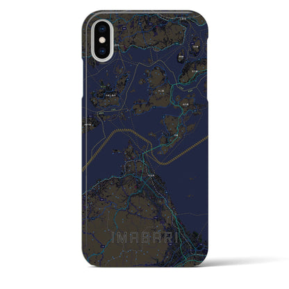 【今治3（愛媛県）】地図柄iPhoneケース（バックカバータイプ）