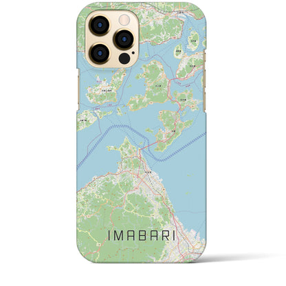 【今治3（愛媛県）】地図柄iPhoneケース（バックカバータイプ）