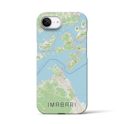 【今治3（愛媛県）】地図柄iPhoneケース（バックカバータイプ）