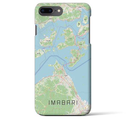 【今治3（愛媛県）】地図柄iPhoneケース（バックカバータイプ）