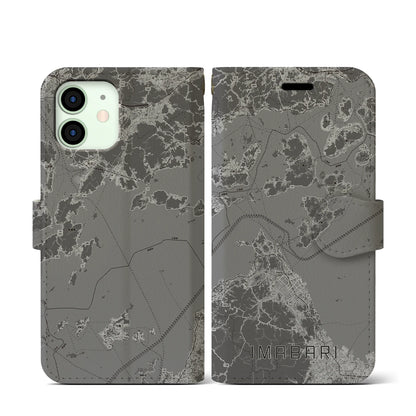 【今治3（愛媛県）】地図柄iPhoneケース（手帳タイプ）