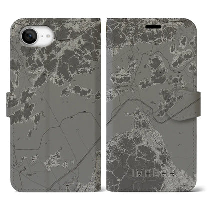 【今治3（愛媛県）】地図柄iPhoneケース（手帳タイプ）