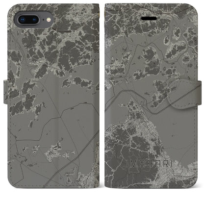 【今治3（愛媛県）】地図柄iPhoneケース（手帳タイプ）