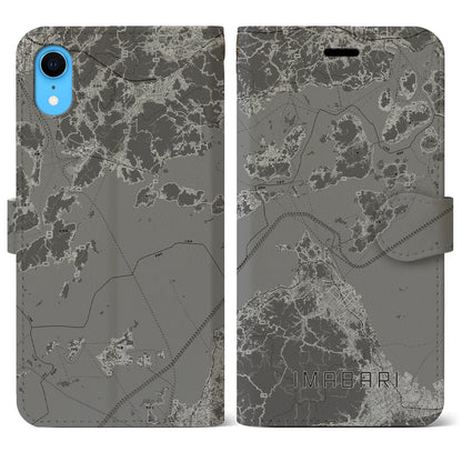 【今治3（愛媛県）】地図柄iPhoneケース（手帳タイプ）