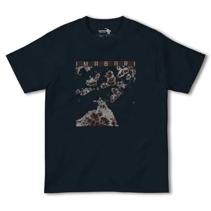 【今治3（愛媛県）】地図柄ヘビーウェイトTシャツ