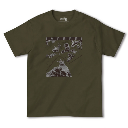 【今治3（愛媛県）】地図柄ヘビーウェイトTシャツ