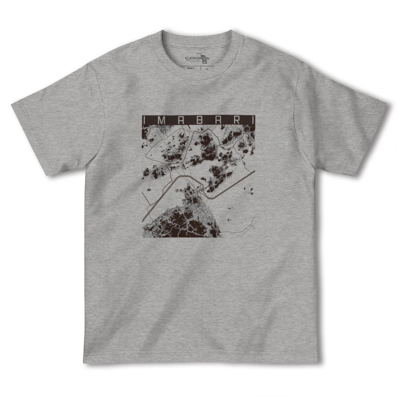 【今治3（愛媛県）】地図柄ヘビーウェイトTシャツ