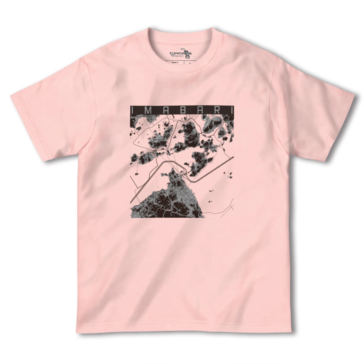 【今治3（愛媛県）】地図柄ヘビーウェイトTシャツ