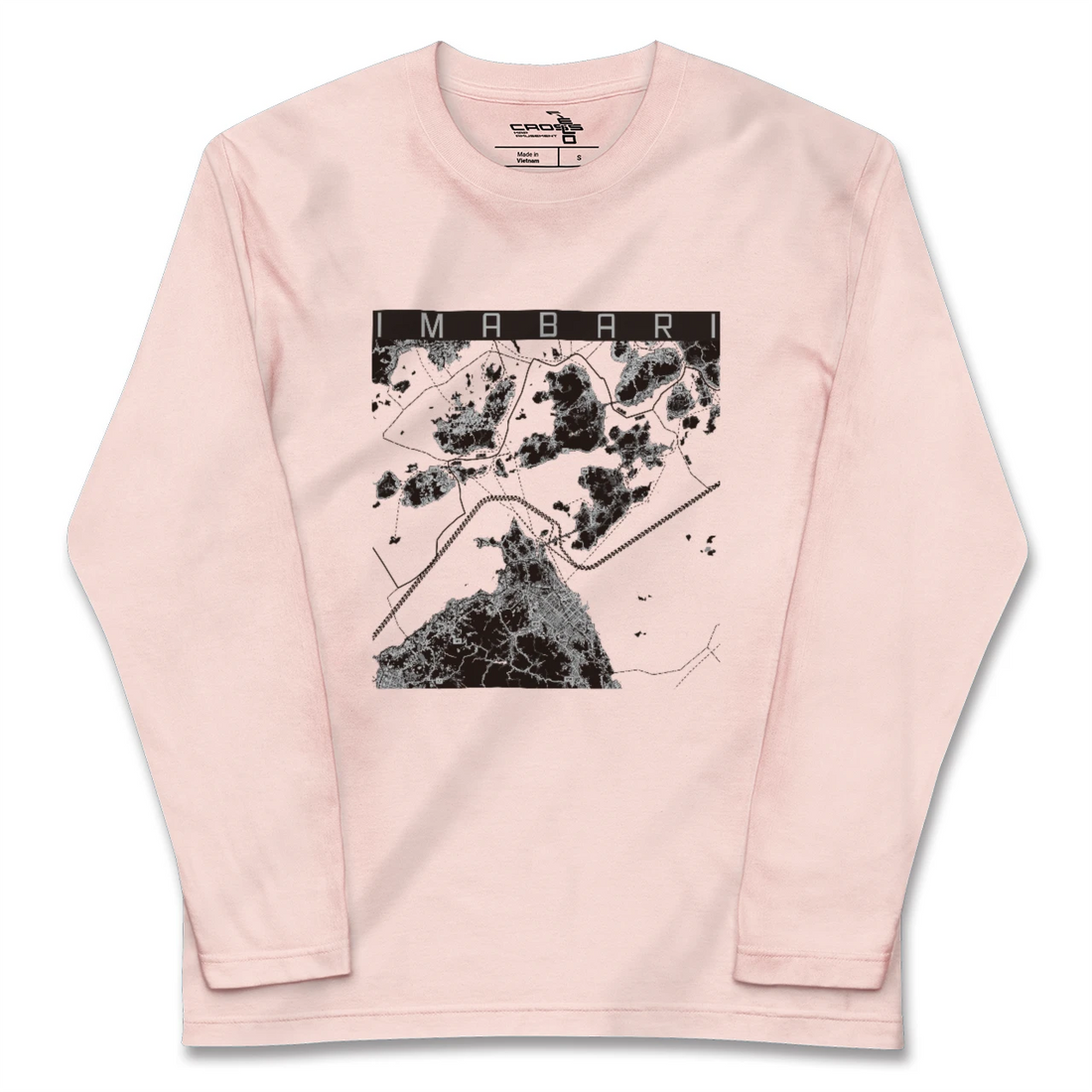 【今治3(愛媛県)】地図柄ロングスリーブTシャツ