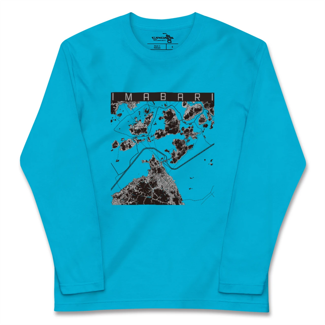 【今治3（愛媛県）】地図柄ロングスリーブTシャツ