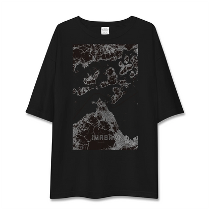 【今治3（愛媛県）】地図柄ビッグシルエットTシャツ