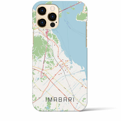 【今治（愛媛県）】地図柄iPhoneケース（バックカバータイプ）