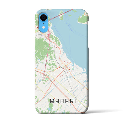 【今治（愛媛県）】地図柄iPhoneケース（バックカバータイプ）