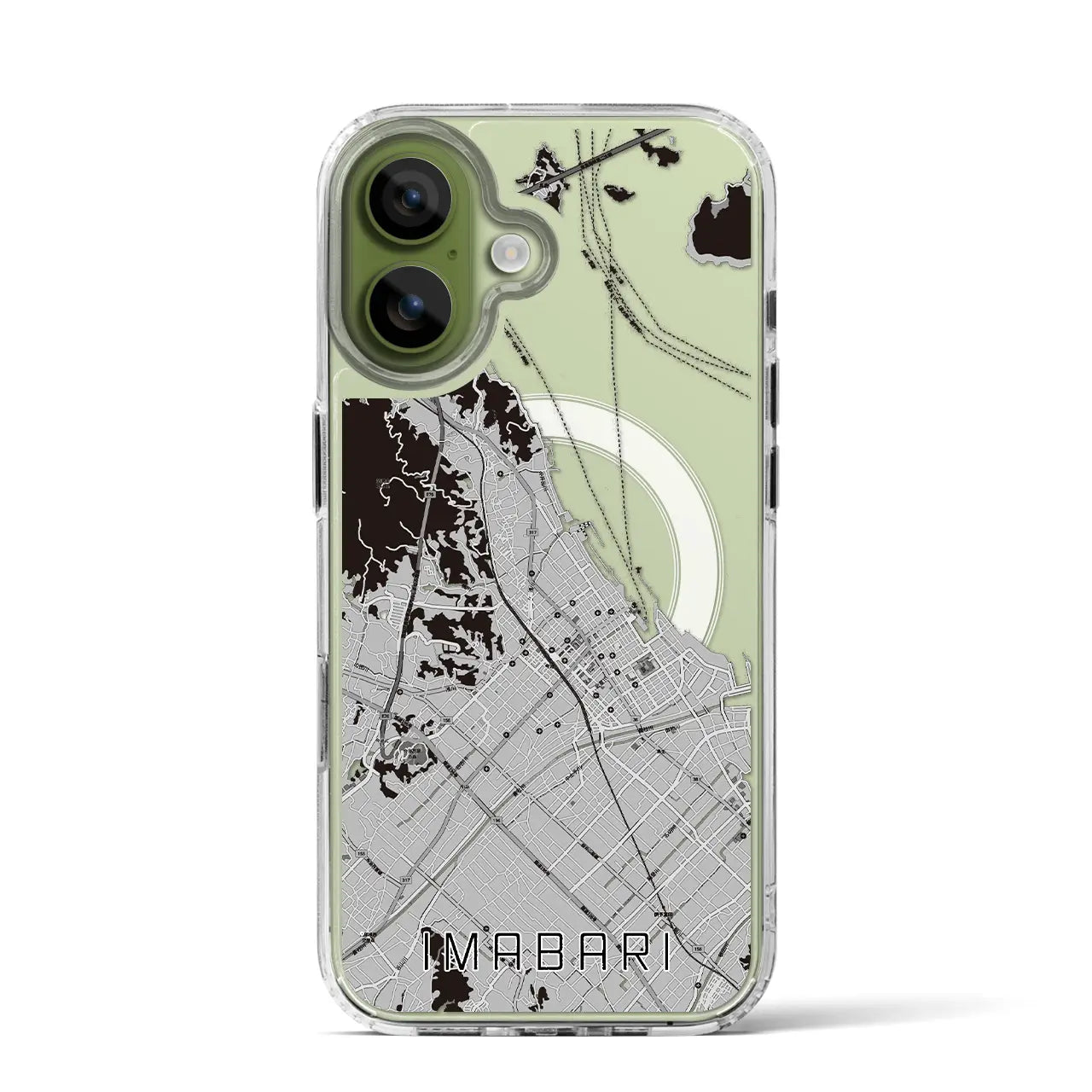 【今治（愛媛県）】地図柄iPhoneケース（MagSafeタイプ）