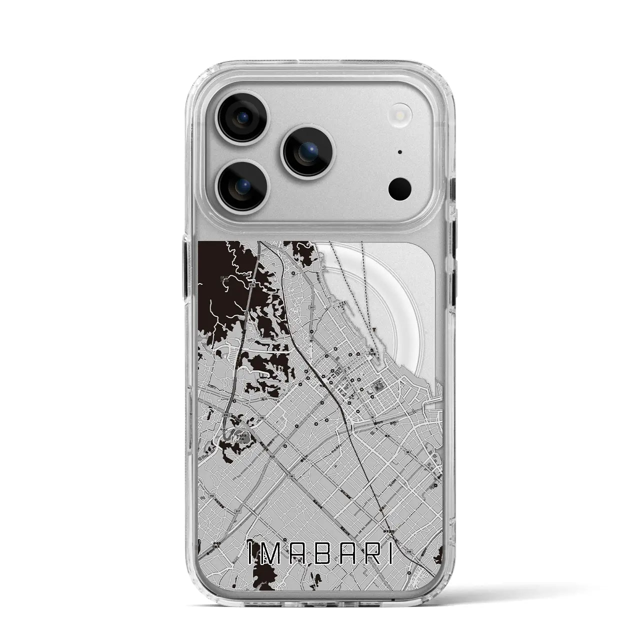 【今治（愛媛県）】地図柄iPhoneケース（MagSafeタイプ）