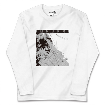 【今治（愛媛県）】地図柄ロングスリーブTシャツ