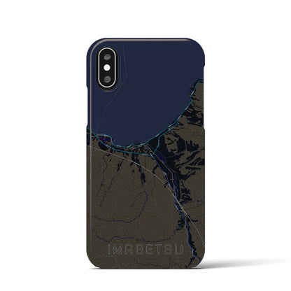 【今別（青森県）】地図柄iPhoneケース（バックカバータイプ）