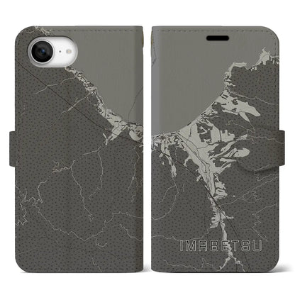 【今別（青森県）】地図柄iPhoneケース（手帳タイプ）