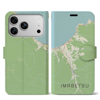 【今別（青森県）】地図柄iPhoneケース（手帳タイプ）