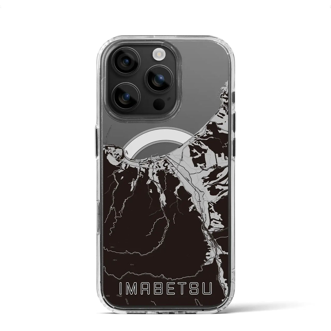 【今別(青森県)】地図柄iPhoneケース(MagSafeタイプ)