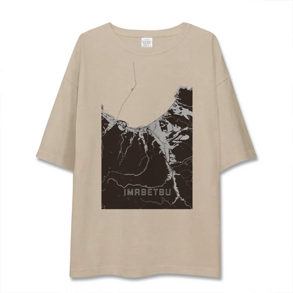 【今別（青森県）】地図柄ビッグシルエットTシャツ