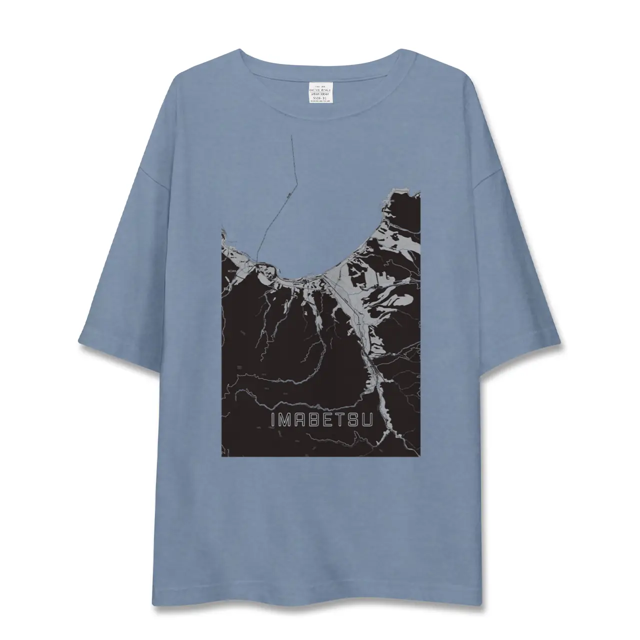 【今別（青森県）】地図柄ビッグシルエットTシャツ