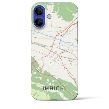 【今市（栃木県）】地図柄iPhoneケース（バックカバータイプ）ナチュラル・iPhone 16 Pro Max 用