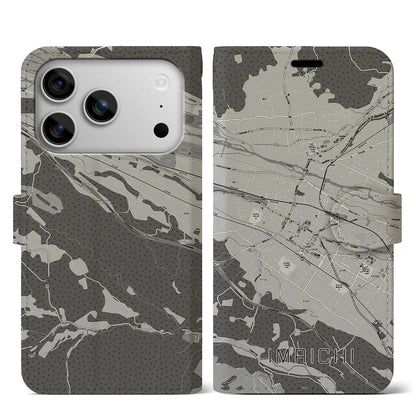 【今市（栃木県）】地図柄iPhoneケース（手帳タイプ）