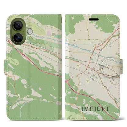 【今市（栃木県）】地図柄iPhoneケース（手帳タイプ）