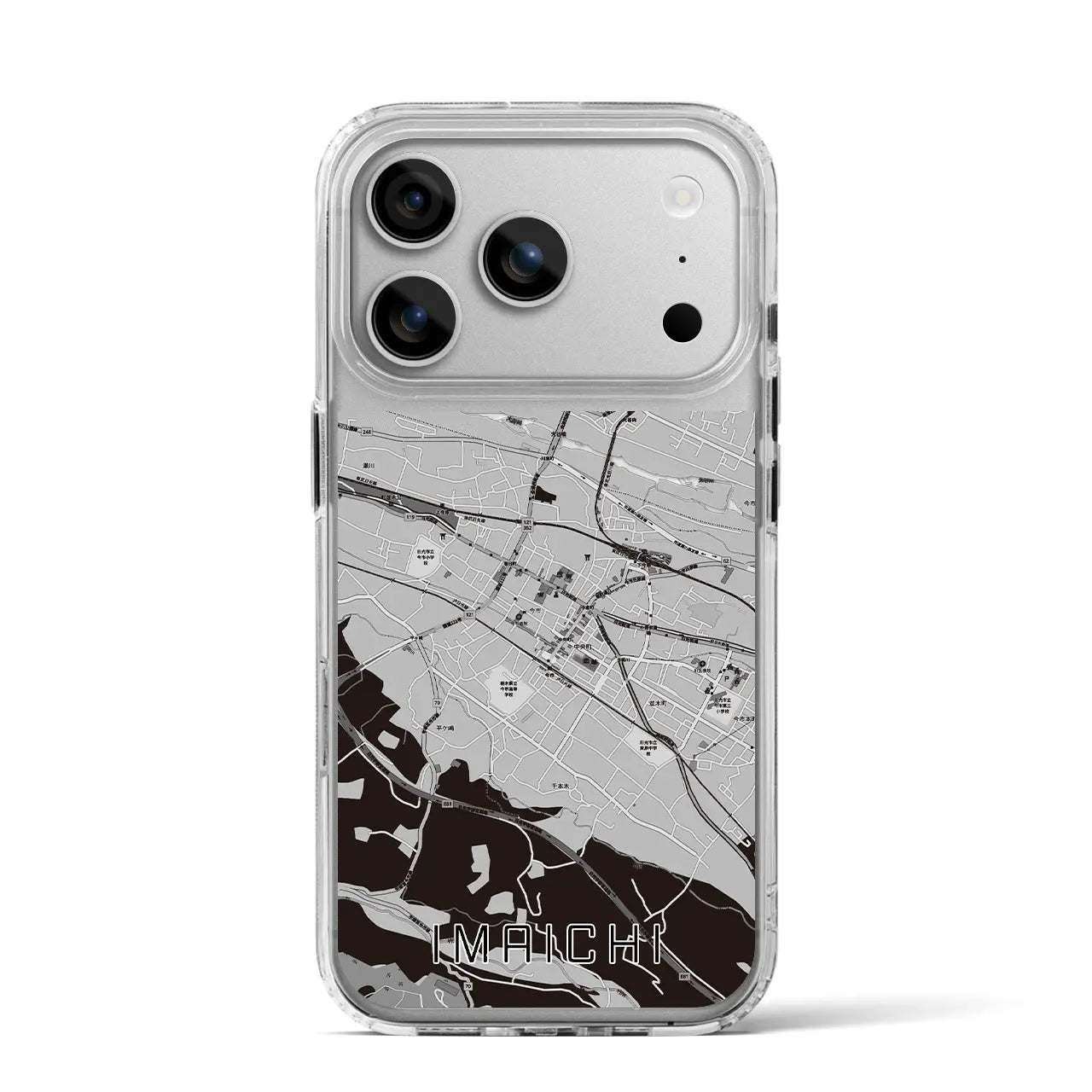 【今市（栃木県）】地図柄iPhoneケース（MagSafeタイプ）