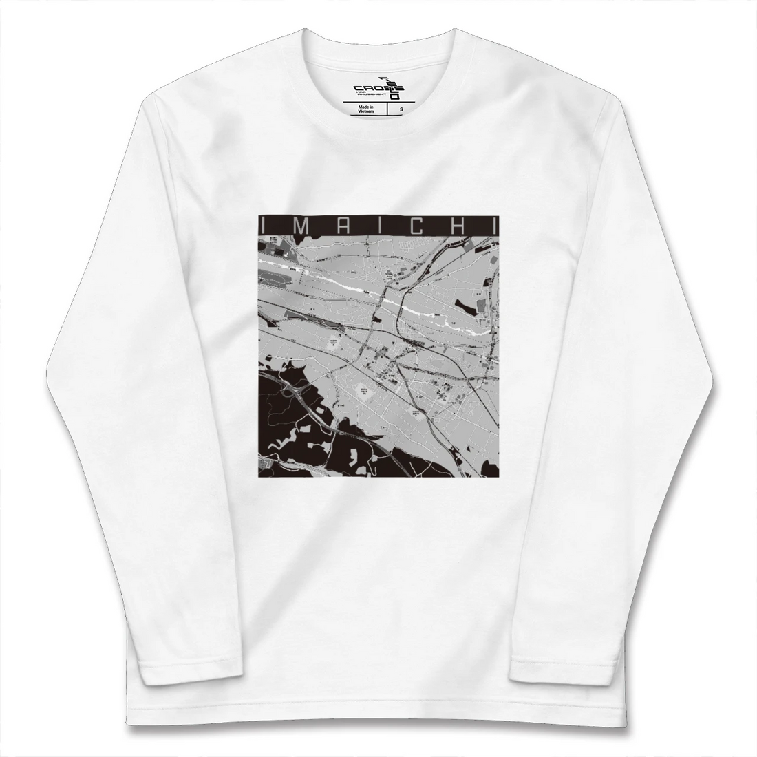 【今市(栃木県)】地図柄ロングスリーブTシャツ