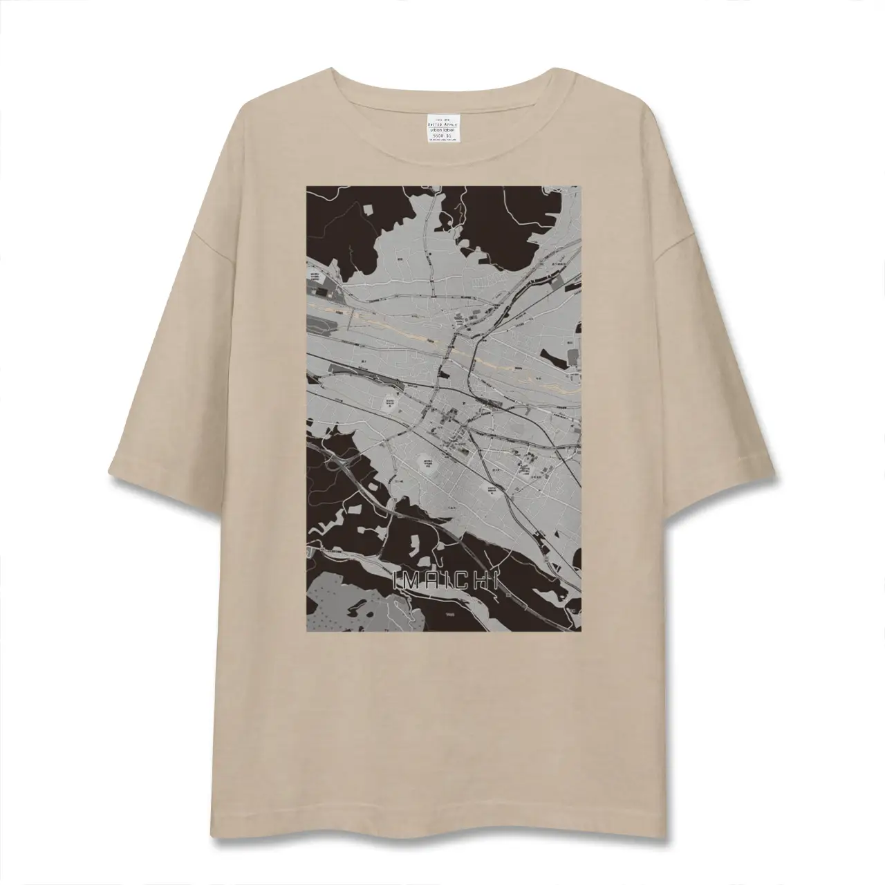 【今市（栃木県）】地図柄ビッグシルエットTシャツ