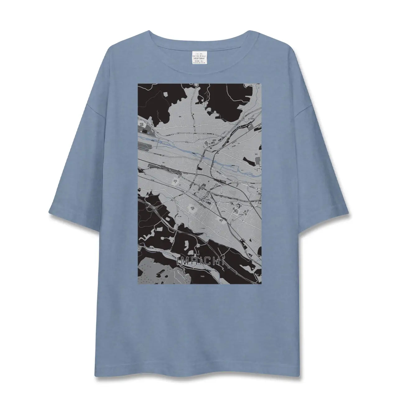 【今市（栃木県）】地図柄ビッグシルエットTシャツ