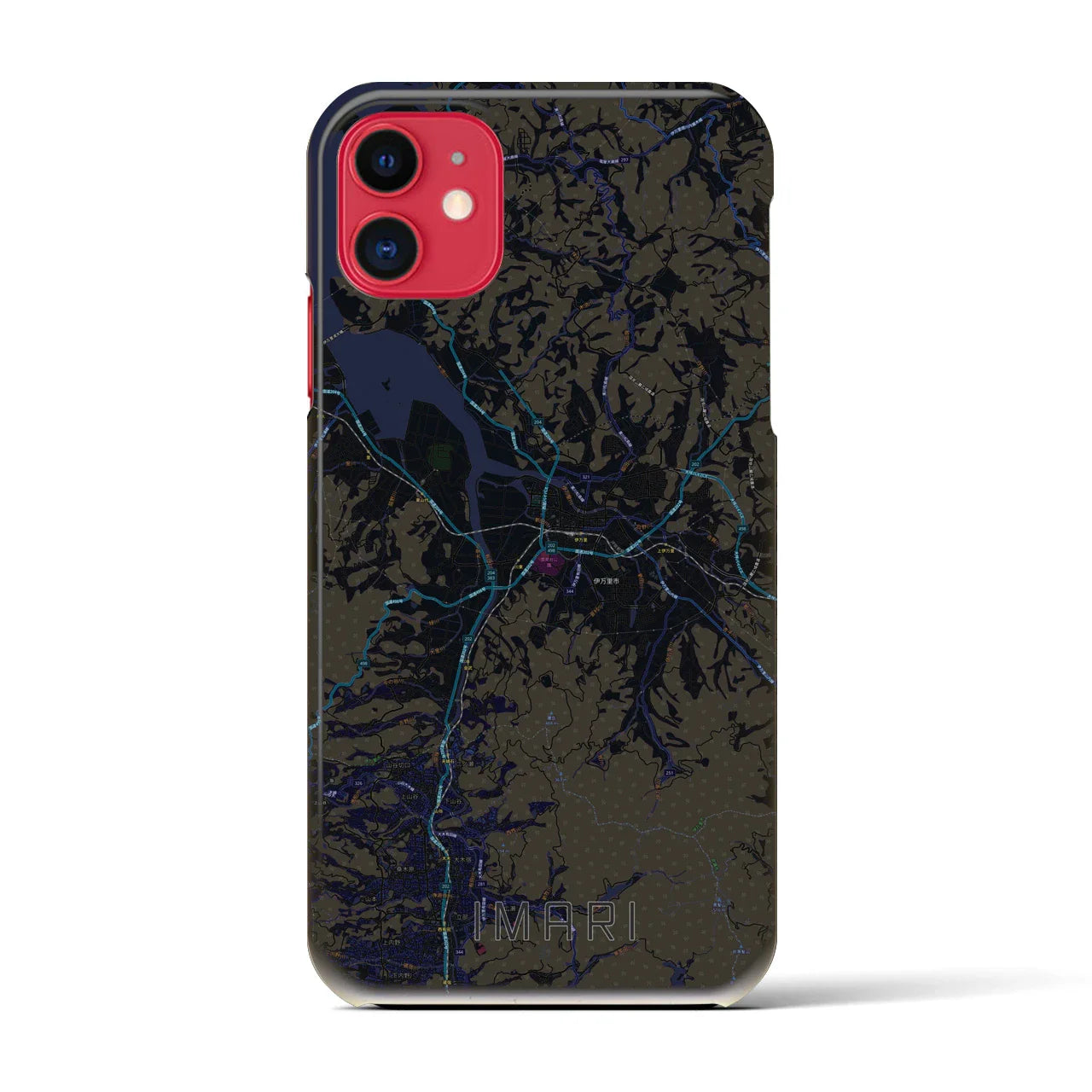 【伊万里（佐賀県）】地図柄iPhoneケース（バックカバータイプ）