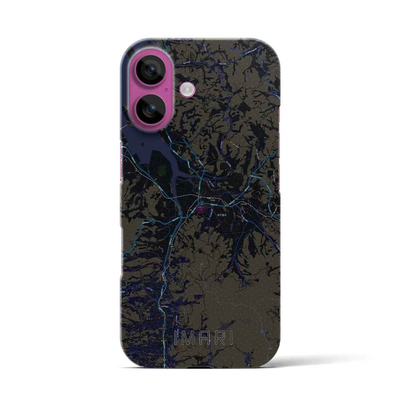 【伊万里（佐賀県）】地図柄iPhoneケース（バックカバータイプ）