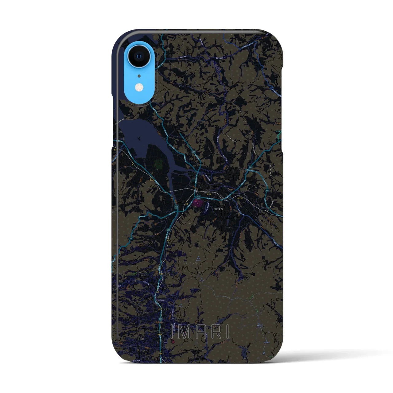 【伊万里（佐賀県）】地図柄iPhoneケース（バックカバータイプ）