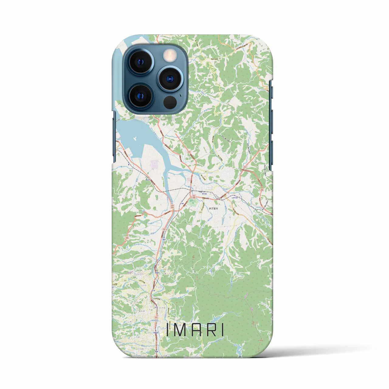 【伊万里（佐賀県）】地図柄iPhoneケース（バックカバータイプ）