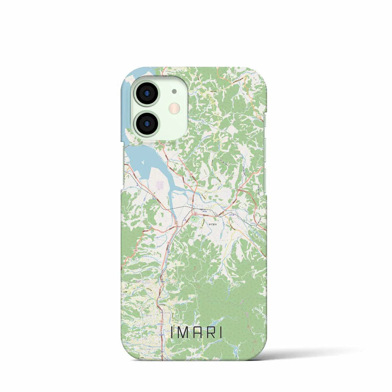 【伊万里（佐賀県）】地図柄iPhoneケース（バックカバータイプ）