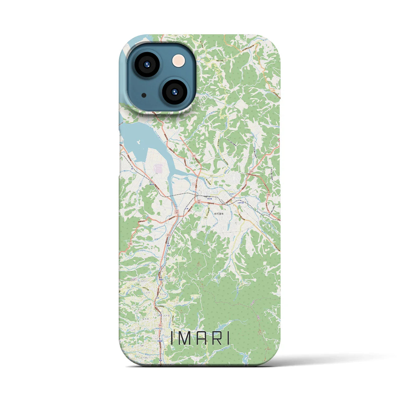 【伊万里（佐賀県）】地図柄iPhoneケース（バックカバータイプ）