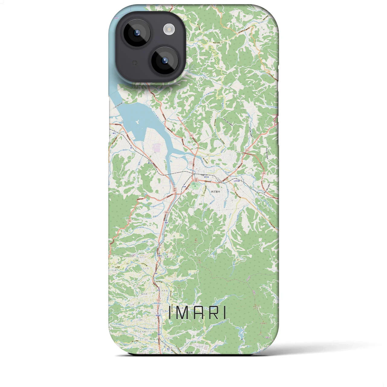 【伊万里（佐賀県）】地図柄iPhoneケース（バックカバータイプ）