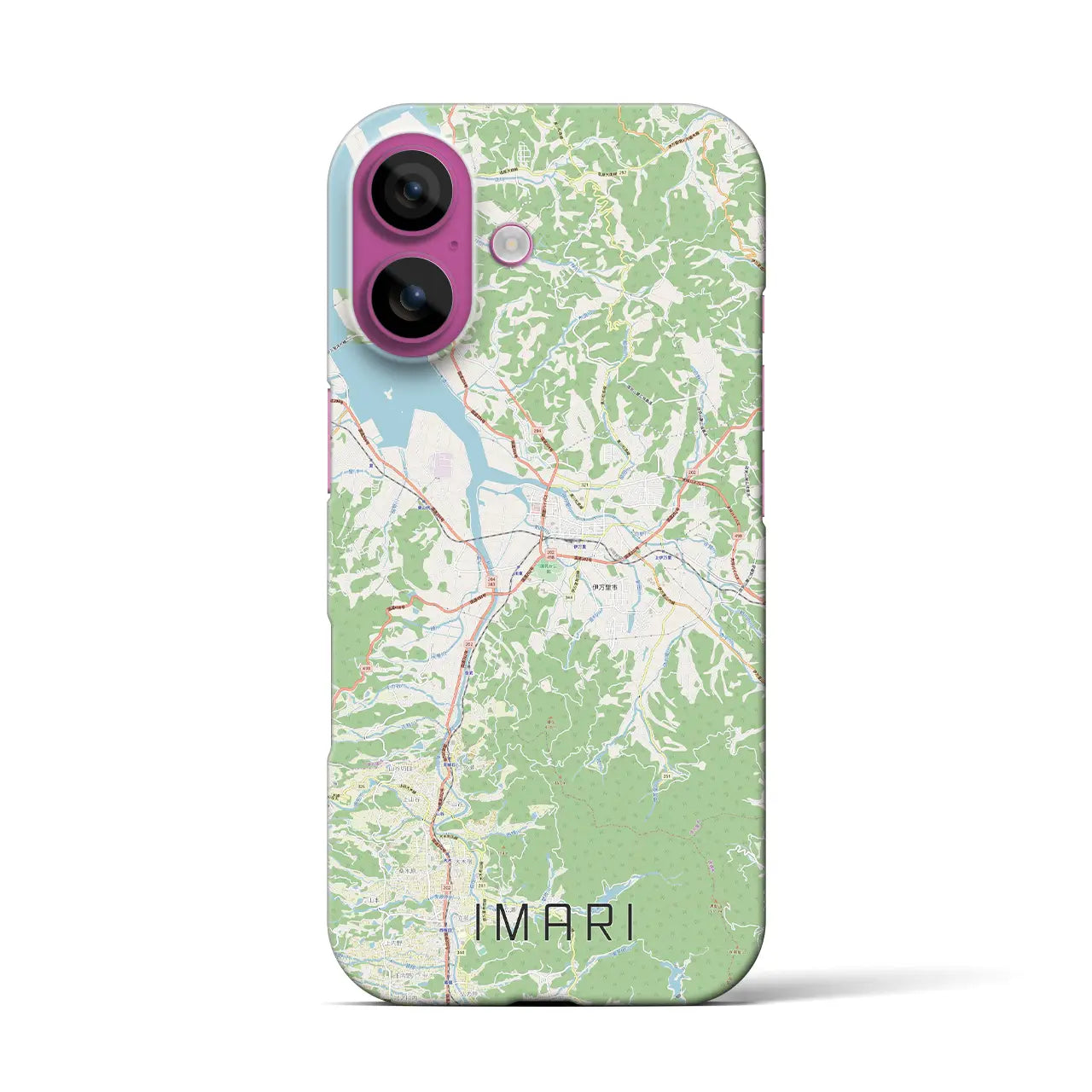 【伊万里（佐賀県）】地図柄iPhoneケース（バックカバータイプ）